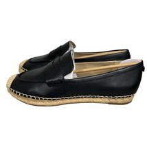 Sam Edelman  KAI Leather ESPADRILLE Loafer Black Size 9 New in Box - £36.60 GBP