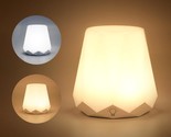 Night Light For Kids,2 Colors Dimmable Rechargeable Night Light For Brea... - £15.79 GBP