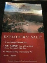 Viking Compact Mailer 2020 River Cruises Exploring The World In Comfort New - £1.59 GBP