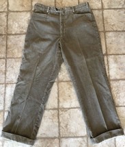 Faconnable Jeans Tan Beige Corduroy Pants Mens Size 34/44 - £14.70 GBP