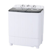17.6 lbs Portable Washing Machine with Drain Pump-Black - Color: Gray - $4,315.99 MXN