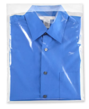 100 Clear 12 x 16 Plastic Flap Lock apparel storage Poly Bags Uline 2 MI... - $27.81