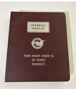 OVERHAUL MANUAL TWIN WASP 2SDI3-G R-2009-9 ENGINES AIRCRAFT 1959 - $1,863.96 MXN