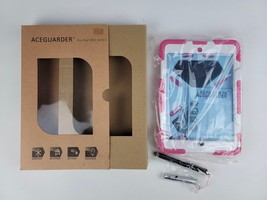 Aceguarder- Pink White Heavy Duty iPad Mini 1,2,3 Protective Premium Case NEW - £9.56 GBP