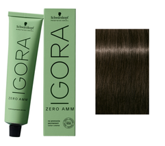 Schwarzkopf IGORA ZERO AMM Hair Color, 5-1 Light Brown Cendré