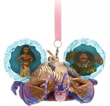 Disney Parks Moana Mickey Ear Hat Sketchbook Holiday Ornament Pua Maui -... - $38.99