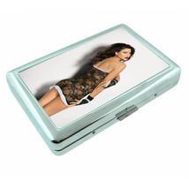 Dubai Pin Up Girls D1 Silver Metal Cigarette Case RFID Protection Wallet - £13.41 GBP