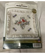 Birds &amp; Berries Pillow Design Works E103 Embroidery &amp; Candlewicking  - $180.37 MXN