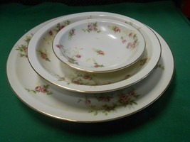 Great Collectible OCCUPIED JAPAN Set of 3 Dishes- Dinner- Bowl &amp; Berry Bowl - £21.77 GBP