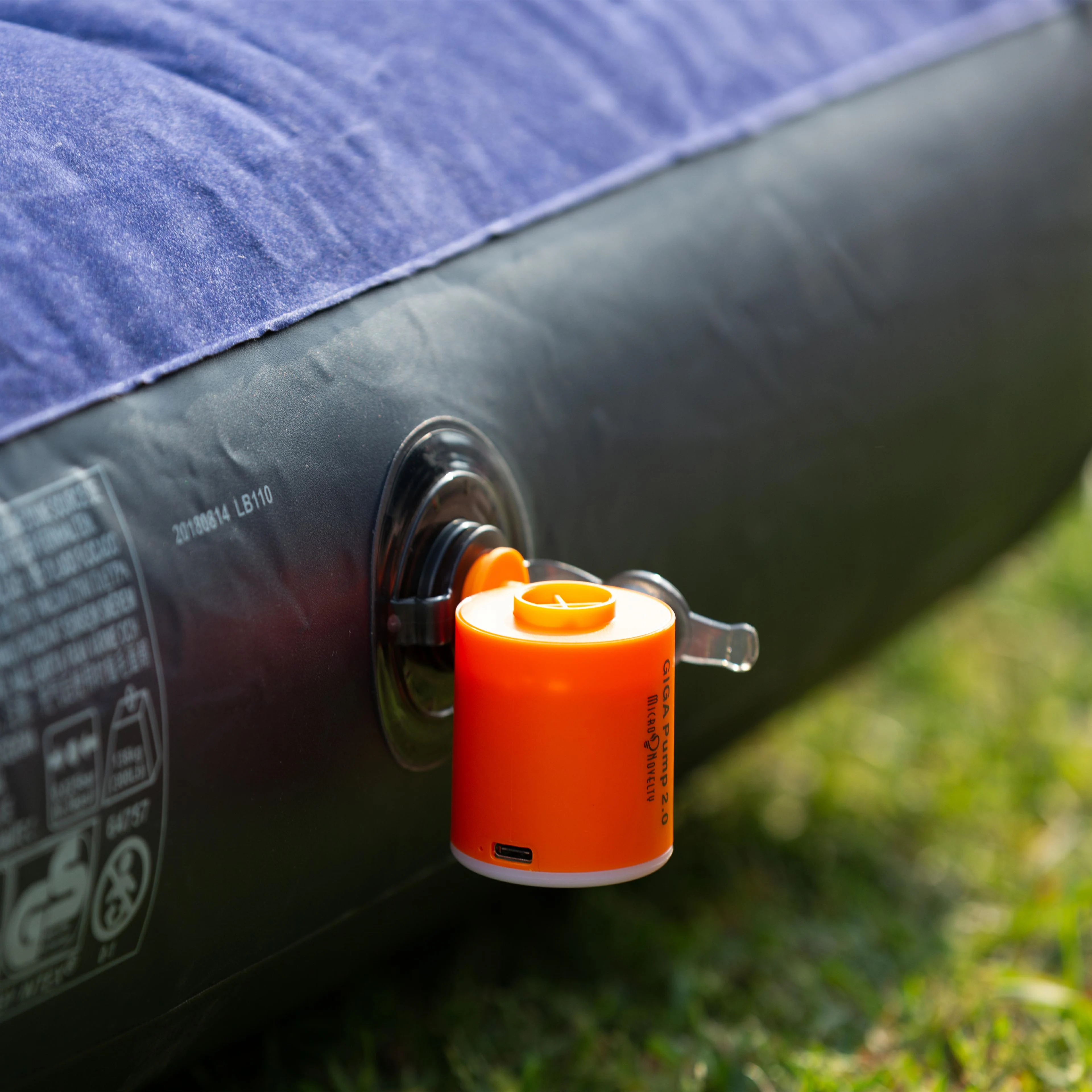 GIGA Pump 2 Portable Air Pump Outdoor Camping Inflatable Mini Air Pump for - £35.00 GBP