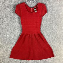 Julian Taylor Dress Women&#39;s Small A-Line Red Acrylic Blend S - $25.11 CAD