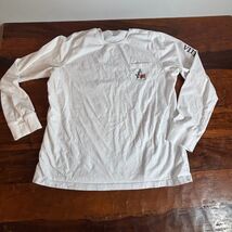 Vineyard Vines Mens White Holiday Elves Cocktail Graphic Long Sleeve Shi... - $30.29