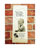 1941 Delsey Toilet Paper - Laughing Baby - Original Vtg PRINT AD - $19.79