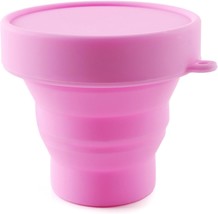 Collapsible Silicone Cup Foldable Sterilizing Cup for Menstrual Cup Moon Cup - £10.33 GBP
