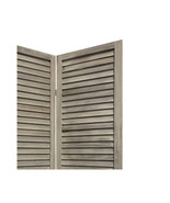 HomeRoots 3 Panel Grey Shutter Screen Room Divider - €529,20 EUR