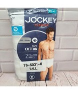 Jockey Men&#39;s 42 Tall  Classic Full-Rise Briefs 2 Pack Underwear 100% Cot... - $228.40 MXN