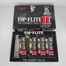 Vintage Spalding Top-Flite II Low Trajectory Golf Balls Set of 12 balls - £19.63 GBP