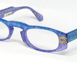 Cecile 186-9-7790/85 Blu / Viola Unico Raro Occhiali 46-20-140mm - $261.36