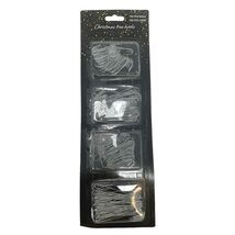 300 Piece Small and Large Silver Metal Christmas Tree Hooks - $10.98