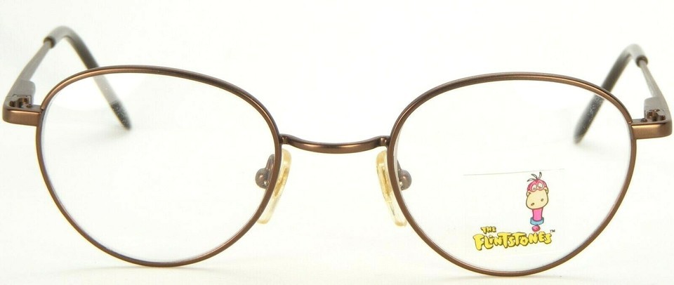 NEW FLINTSTONES Kids 101-2 BRONZE EYEGLASSES GLASSES METAL FRAME 43-20-130mm Item image 2