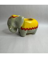 Stonework Originals Elephant Planter Pot Holder Vintage 1950&#39;s Circus - $1,065.33 MXN