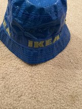 Ikea Bag KNORVA Bucket Hat Novelty Limited Edition Blue Frakta Bag Material - $10.55