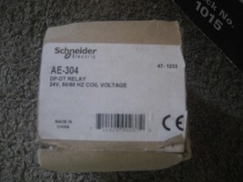 NEW Siebe Invensys Power Relay DP DT 50/60 Hz High Volt Coil # AE-304 - $76.63