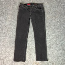 Adriano Goldschmied Womens Pants 30 Black Corduroy Jeans Straight Casual... - $29.98