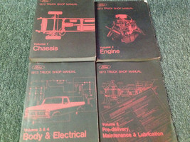 1973 Ford Truck Bronco E &amp; F Series 100 150 250 Service Repair Shop Manual Set - £110.16 GBP