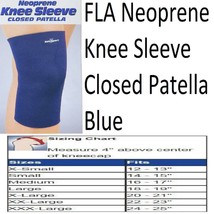 FLA Closed Patella Blue Small Neoprene Knee Sleeve - £14.95 GBP