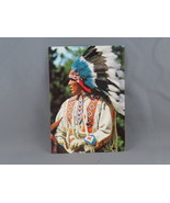 Vintage Postcard - North American Indian in Traditional Clothing - Trave... - $15.00