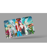 FUTURAMA , 2 pc credit card skin &amp; DEBIT CARD,TROLLEY &amp; GYM,stickers - $8.99