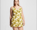 NWT Renn Yellow Aster Flower Romper 2X - $25.92
