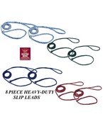 8 DOG ANIMAL CONTROL No SLIP HEAVY DUTY POLY LEAD LEASH Grooming Kennel ... - $19.99