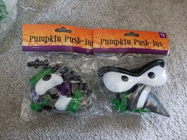 2 sets Halloween Pumpkin Decorating Kit - Push In Pieces  Brand New 5 Pieces - £3.95 GBP