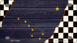 Alaska Racing Flag Novelty Mini Metal License Plate Tag - $14.95