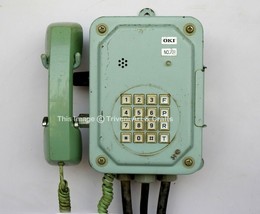 Vintage Maritime Wall Mount Rotary Telephone Salvaged ship&#39;s Navigation Marine - £118.31 GBP