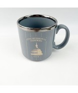 Vtg Congressional Insiders Club Washington DC Gray Silver Coffee Mug Eng... - $760.11 MXN