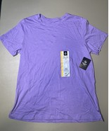 Members Mark Ladies Essential Crewneck SS Tee Size M - Violet Sky - $218.20 MXN