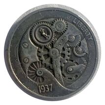 Lucky  &amp; Gift Copper Mechanical Heart ”   25mm  Coin #CL97 - €2,42 EUR