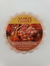 Yankee Candle Vintage White Zinfandel Tart Wax Potpourri VTG Rare Retired HTF - £13.42 GBP