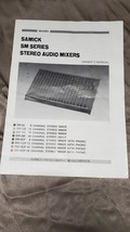 GENIUNE SAMICK SM SERIES STEREO AUDIO MIXERS OWNERS MANUAL - £10.93 GBP