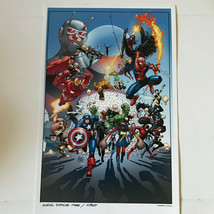 Disney California Adventure Marvel 14&quot; x 8.5&quot; Poster Passholder Exclusive - £14.96 GBP