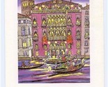 Carnaval A Venise 92 Menu Palazzo Pisani Moretta Venice Italy Relais &amp; C... - $27.79