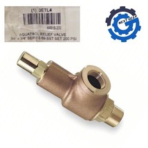 New Aquatrol Relief Valve 3/4&quot; x 3/4&quot; 200 psi Bronze MNPT, FNPT 69B1S-200 - £172.15 GBP