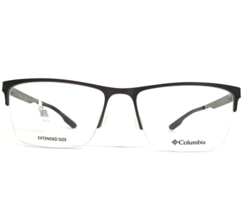 Columbia Eyeglasses Frames C3024 070 Gunmetal Gray Square Half Rim 58-18... - $55.89