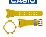 Casio G-Shock Gulfmaster GWN1000 GWN-1000-9 Yellow Resin watch band &amp; be... - $109.95