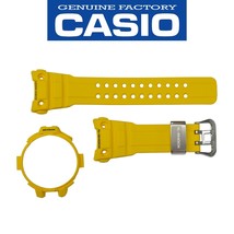 Casio G-Shock Gulfmaster GWN1000 GWN-1000-9 Yellow Resin watch band &amp; be... - £86.48 GBP
