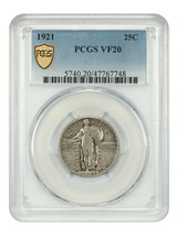 1921 25C PCGS VF20 - £469.26 GBP