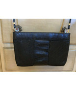 Vtg Whiting and Davis Black Mesh Leather Clutch Evening Bag w/ Shoulder ... - $716.26 MXN